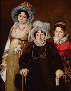 Portrait of Madame de Tangry and her Daughters